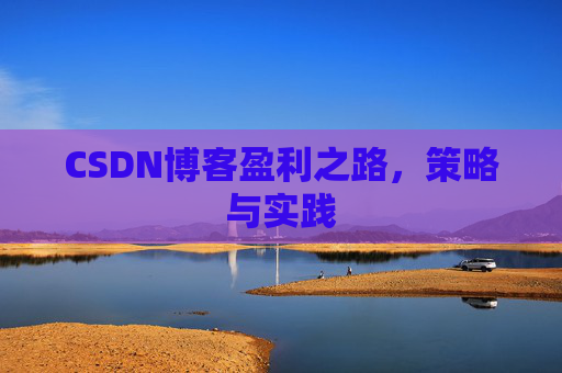 CSDN博客盈利之路，策略与实践